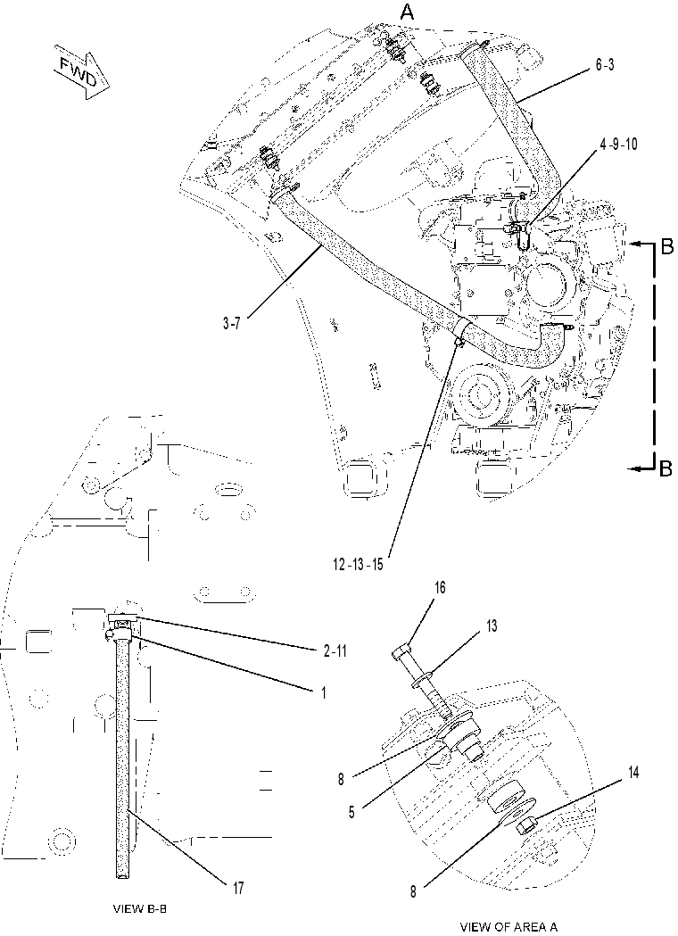 MOUNTING GP-RAD & OIL COOLER 1983208 CAT