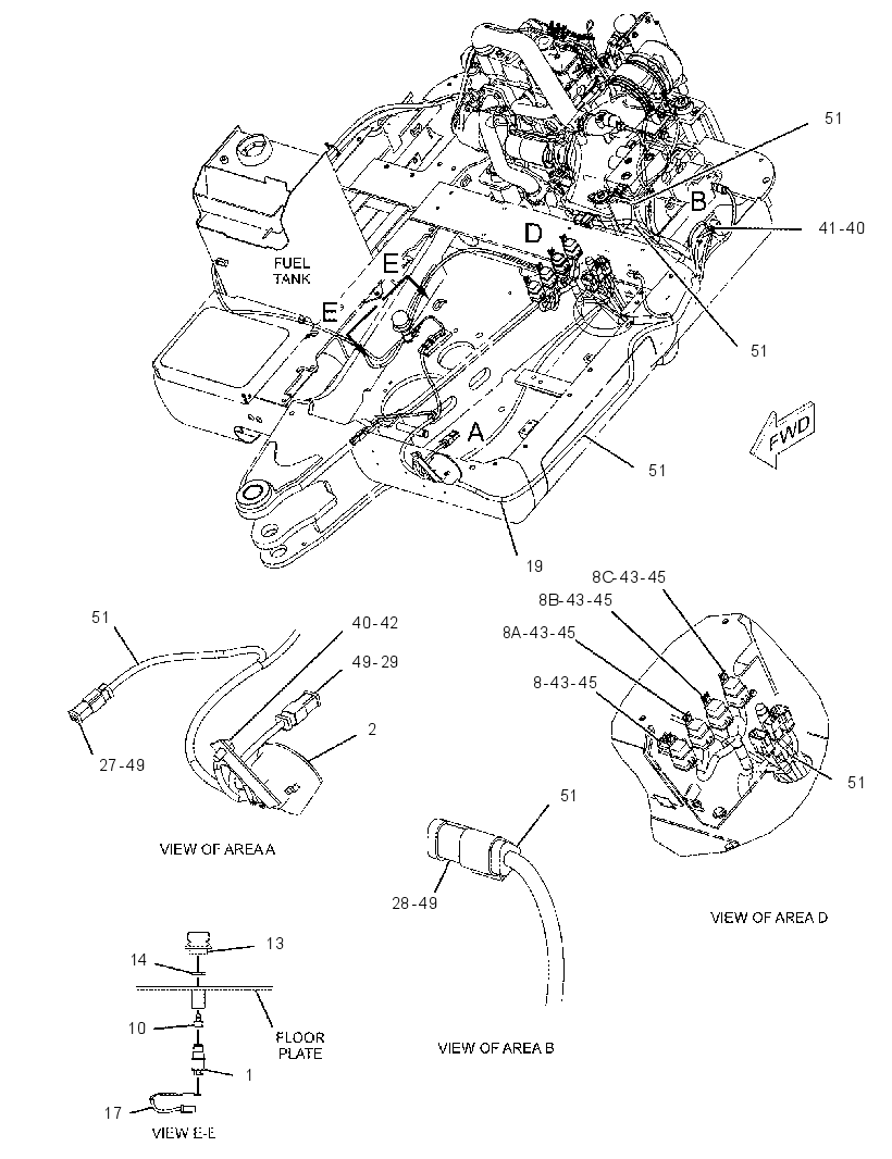 Аккумулятор с проводкой 1542597 CAT