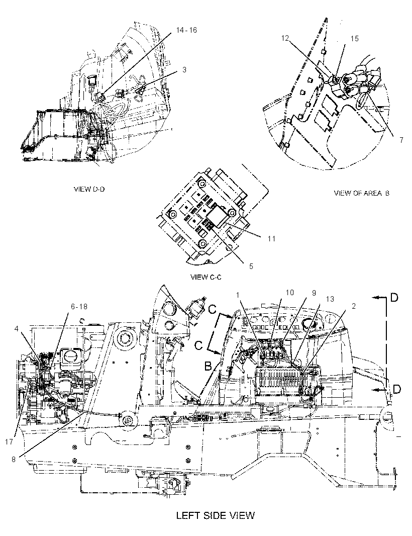 Проводка кондиционера 2400087 CAT