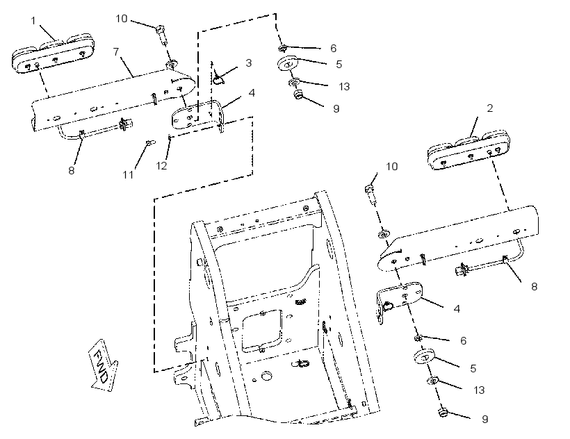 LIGHTING GP-REAR 2420633 CAT