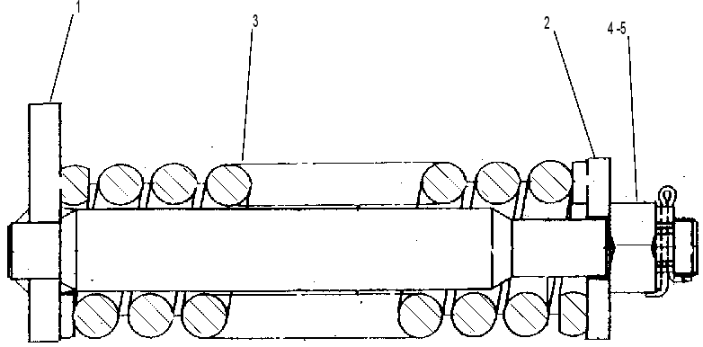 Пружина натяжителя гусеницы 1637165 CAT