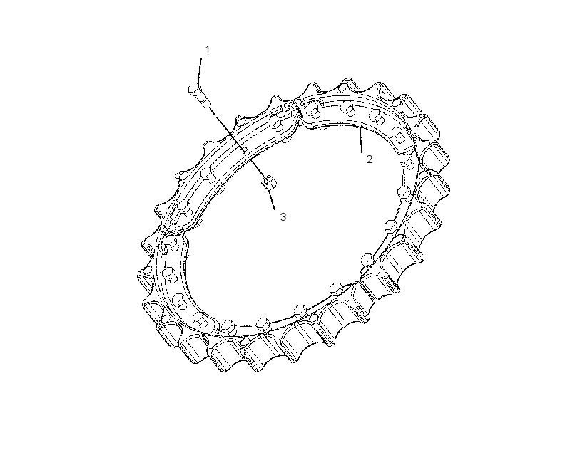 SEGMENT GP-SPROCKET 2157174 CAT