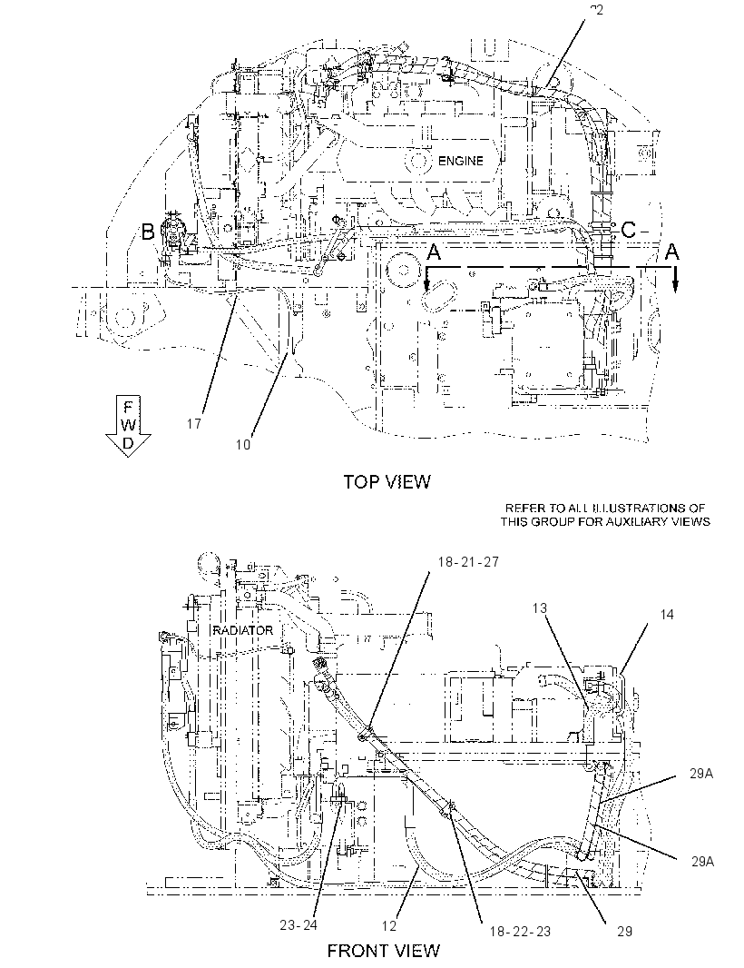 LINES GP-HEATER & AIR COND 2451011 CAT