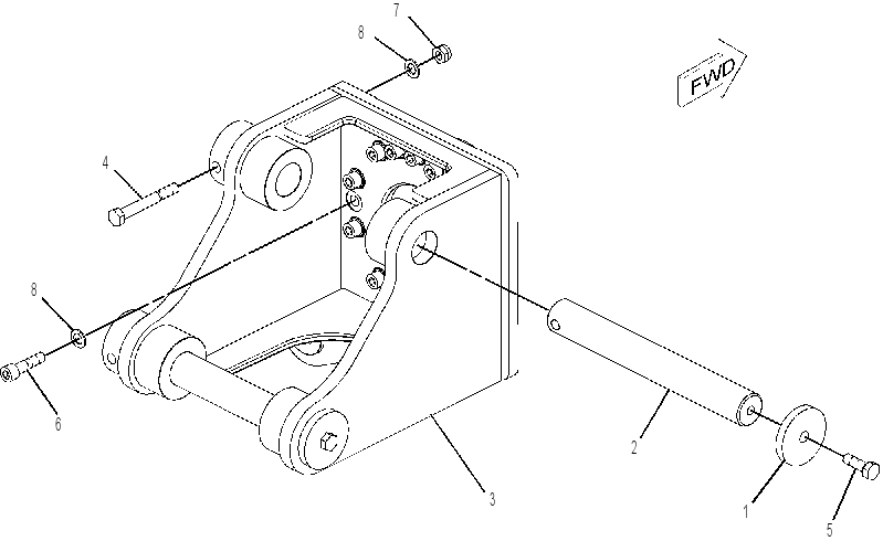MOUNTING GP-FELLING HEAD 2034312 CAT