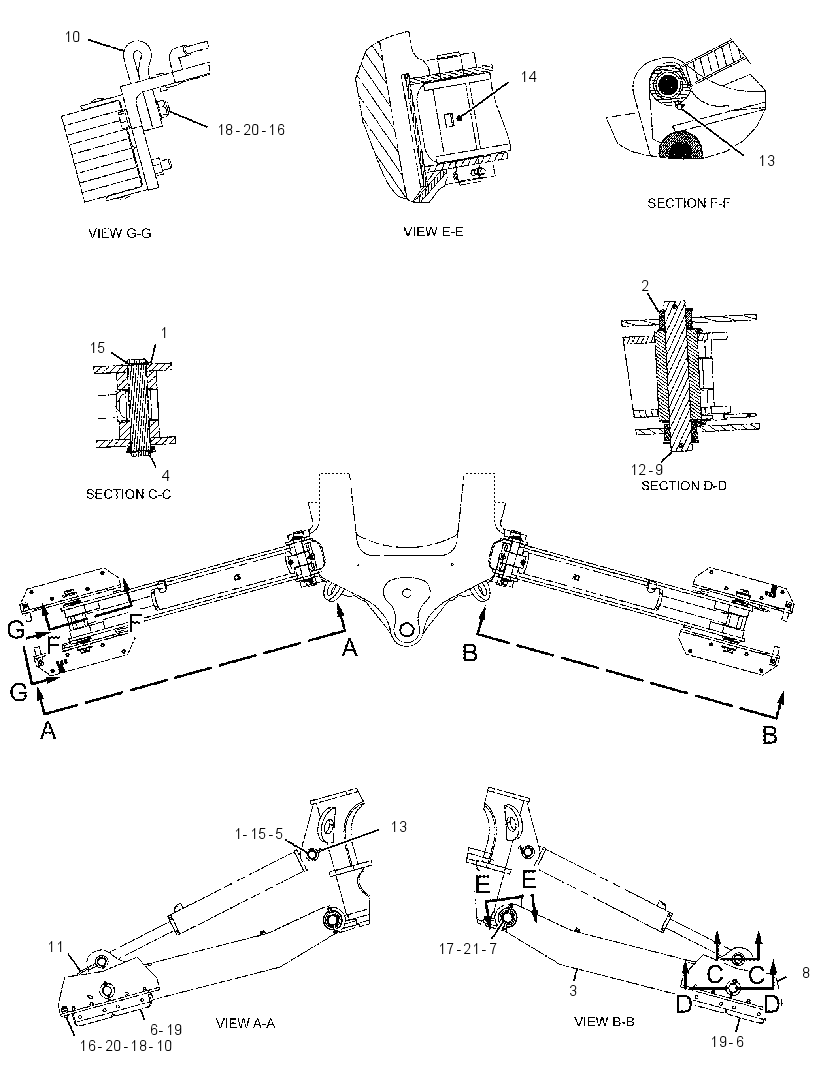 STABILIZER GP-BACKHOE 2410684 CAT