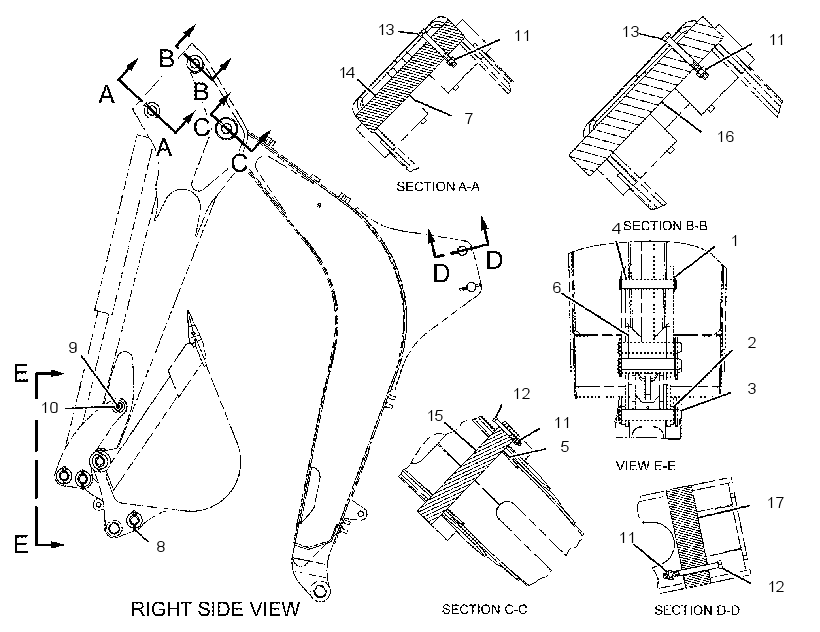 MOUNTING GP-BACKHOE 2399508 CAT
