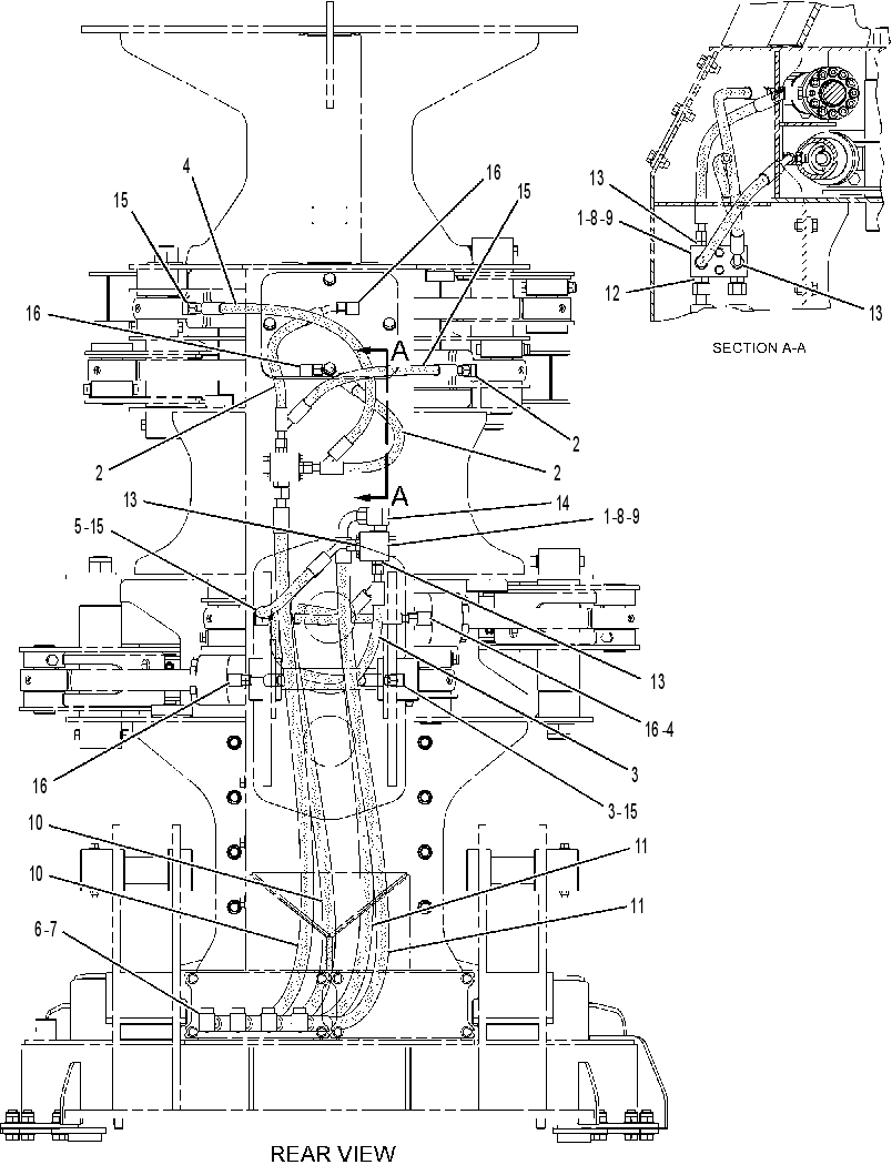 LINES GP-FELLING HEAD CYLINDER 2408977 CAT