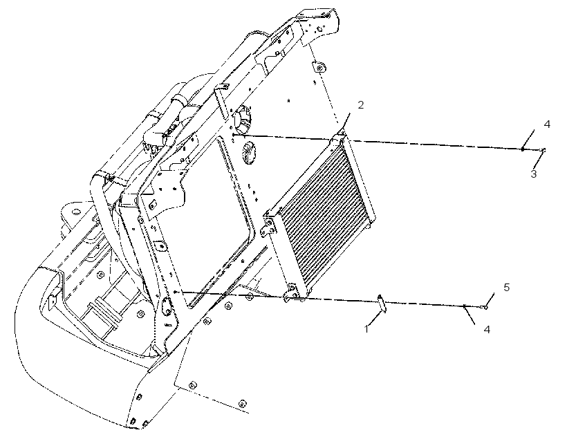 COOLER & MTG GP-HYDRAULIC OIL 2293435 CAT