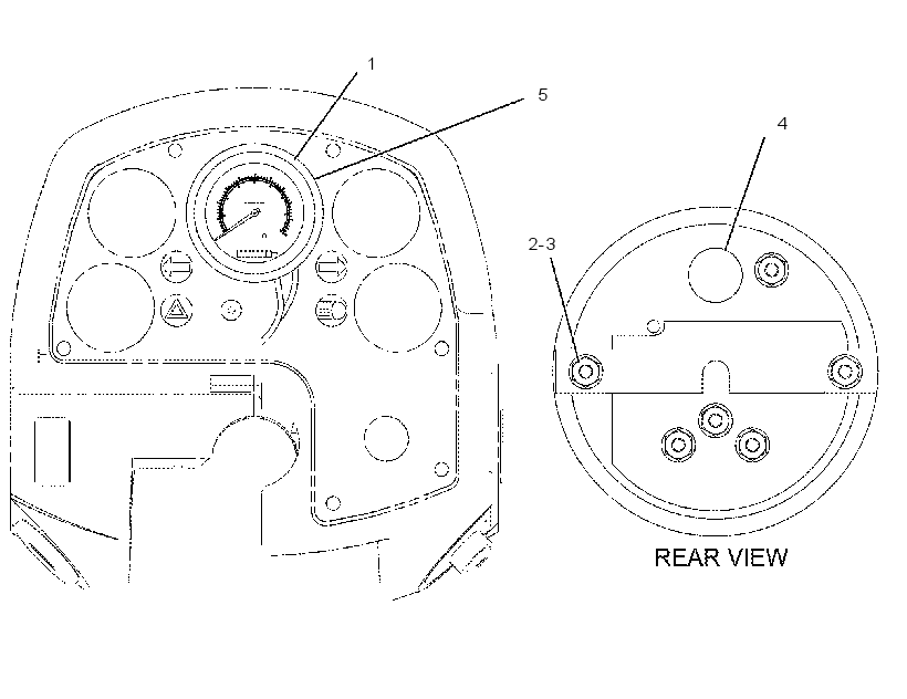 SPEEDOMETER GP 1076132 CAT