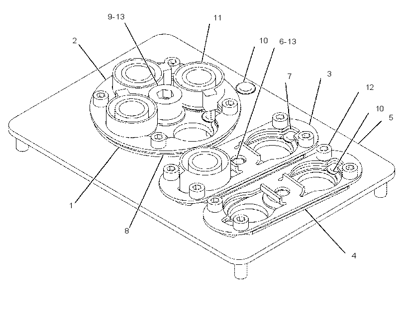 PLATE GP-PILOT VALVE 1634636 CAT