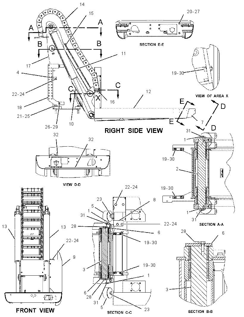 RISER GP-HYDRAULIC ADJ CAB 2331524 CAT