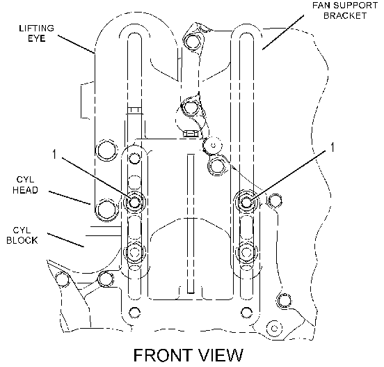 FASTENER GP-FAN DRIVE 2432311 CAT
