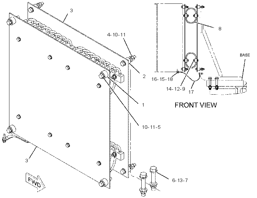 MOUNTING GP-PANEL 2340368 CAT
