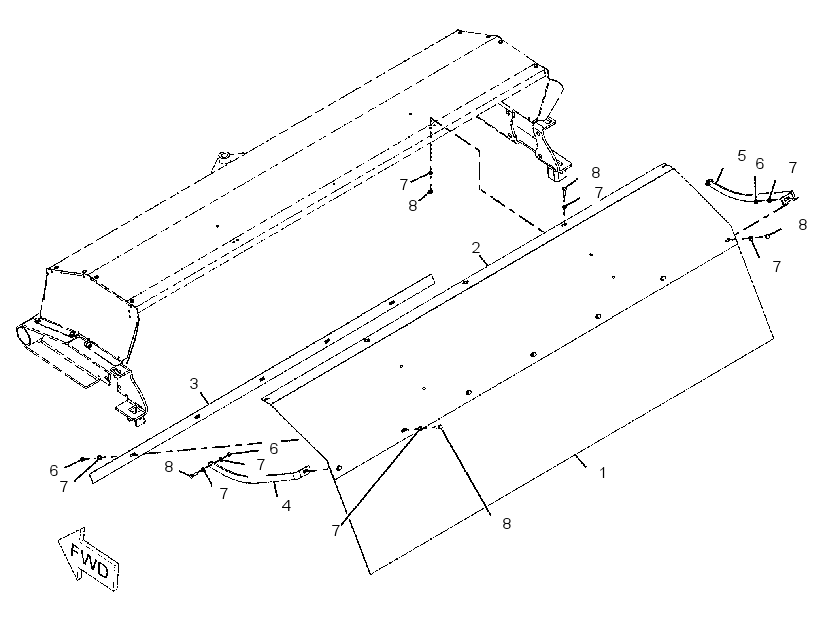 DEFLECTOR GP-DEBRIS 2427199 CAT