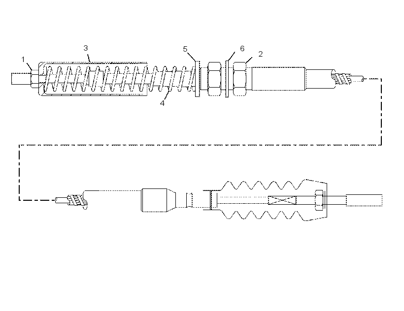 CABLE GP-GOVERNOR CONTROL 1093759 CAT