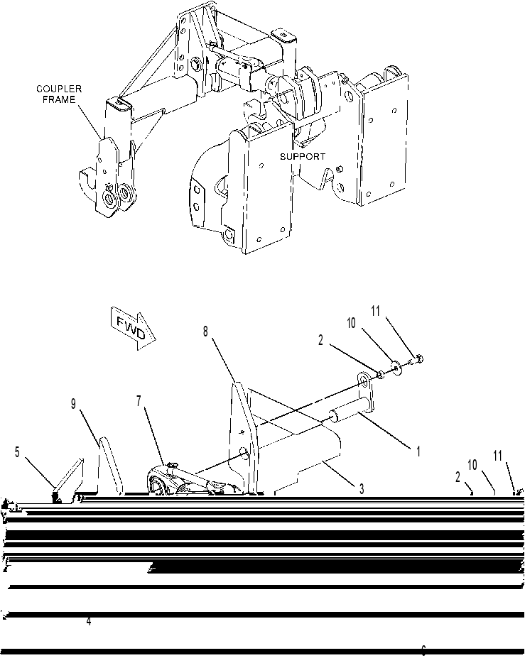 KIT-3 POINT HITCH 2048062 CAT
