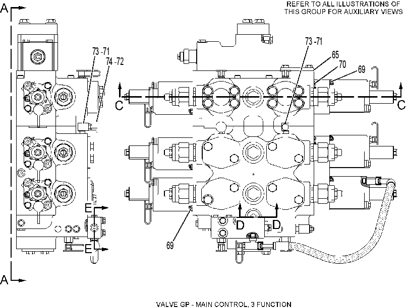 CONVERSION GP-CONTROL VALVE 2Q8587 CAT