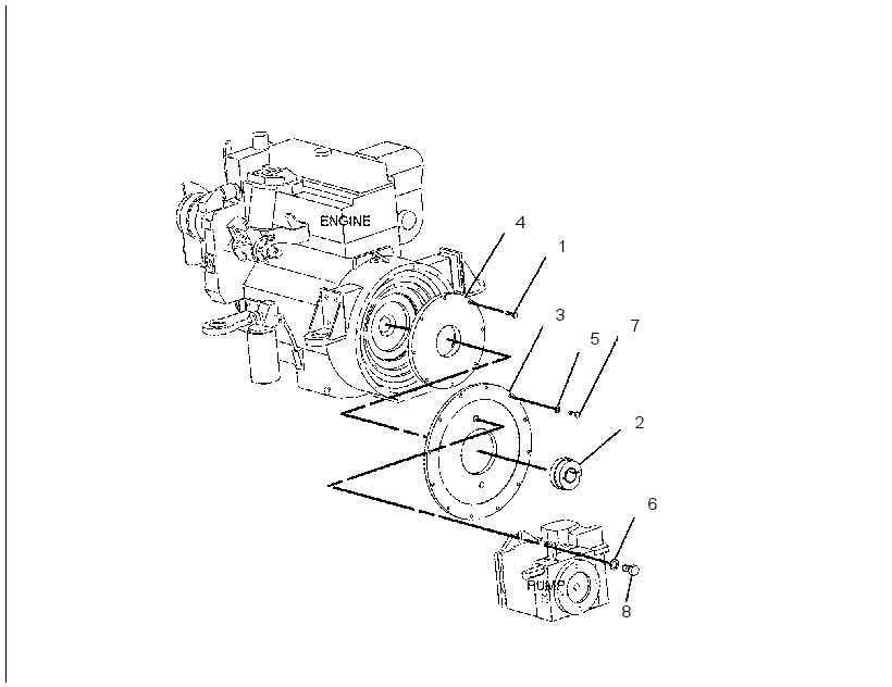 MOUNTING GP-HYDROSTATIC PUMP 1074831 CAT