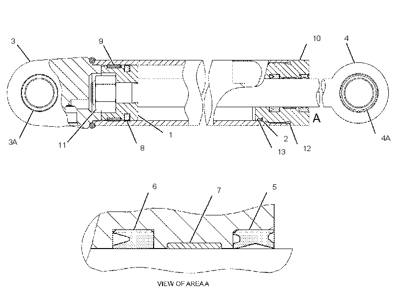 CYLINDER GP-SWING BOOM 2126334 CAT