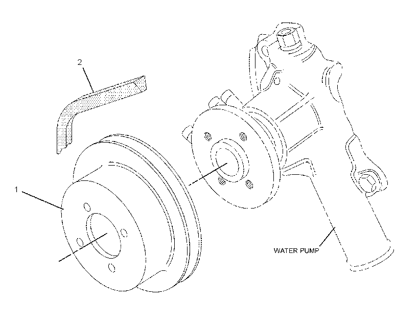 PULLEY GP-WATER PUMP 2416395 CAT