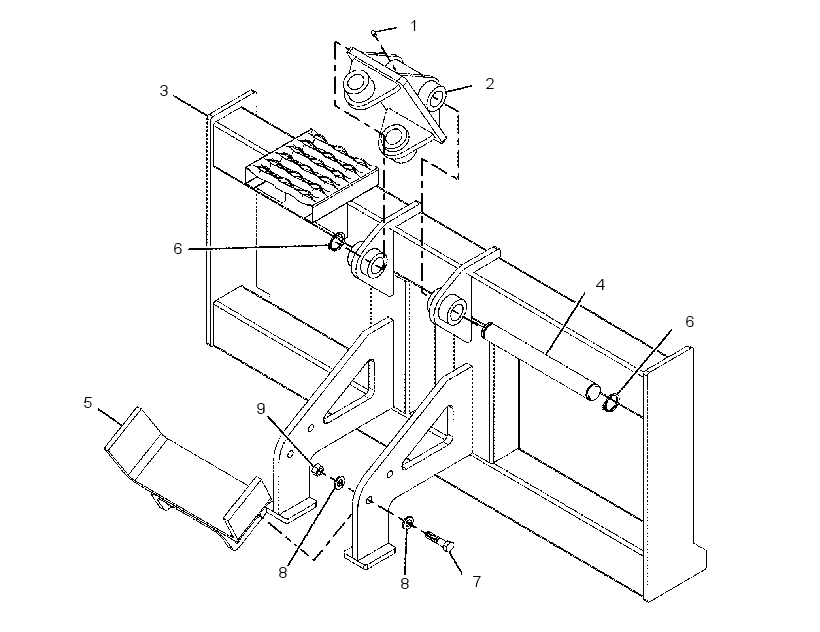 FRAME GP-AUGER 1615851 CAT