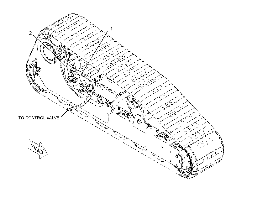 LINES GP-PARKING BRAKE 2387682 CAT