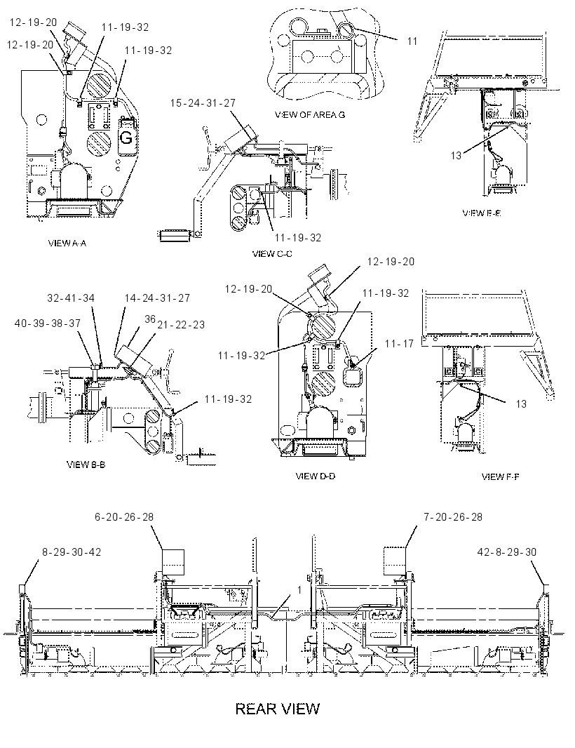 Проводка выглаживающей плиты 1187932 CAT