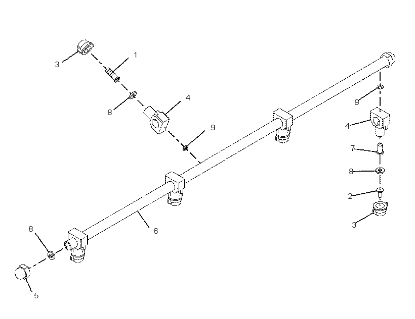PIPE GP-SPRAY EXTENSION 2493048 CAT