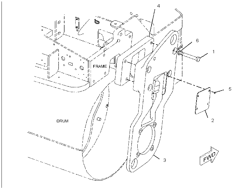 SUPPORT GP-MOTOR 2453185 CAT