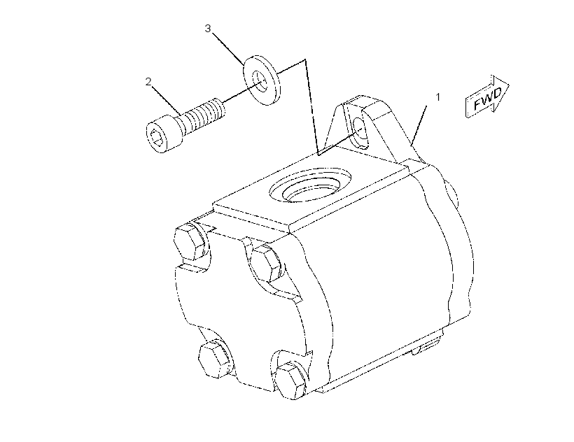 PUMP & MTG GP-PILOT & BRAKE 2297342 CAT