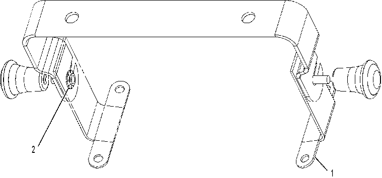 Кронштейн крепёжный 2274283 CAT
