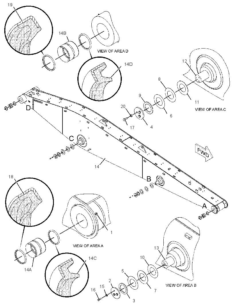 BOOM GP-MATERIAL HANDLING 2464841 CAT