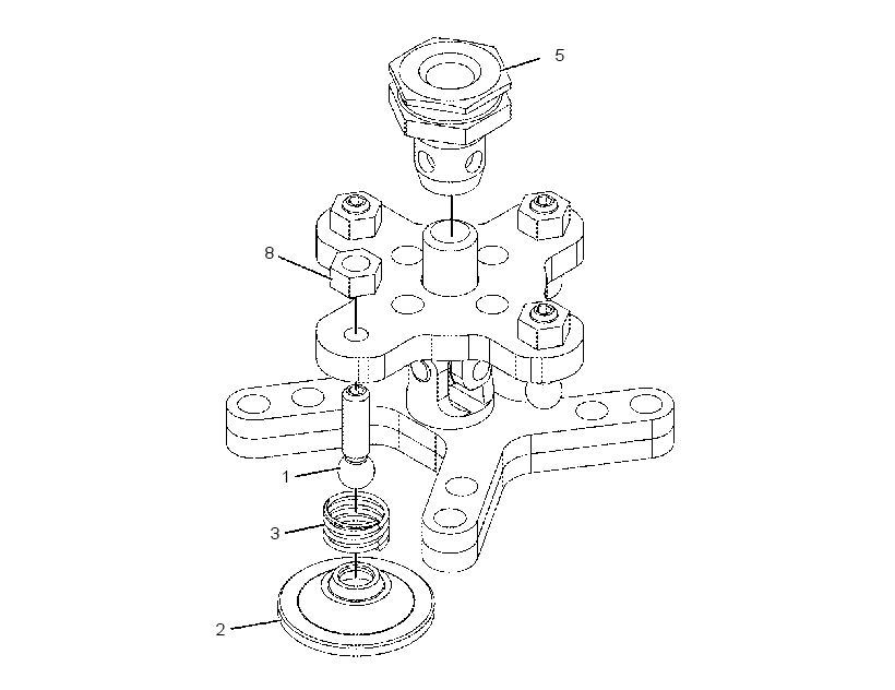 PLATE GP-PILOT VALVE 2033311 CAT