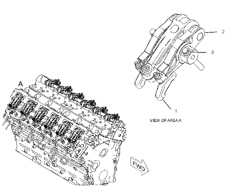 Клапанный механизм 4169121 CAT
