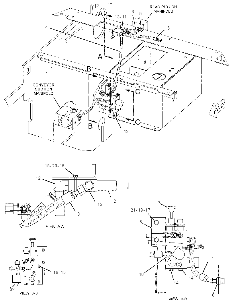 LINES GP-BRAKE & SHIFT 2326381 CAT