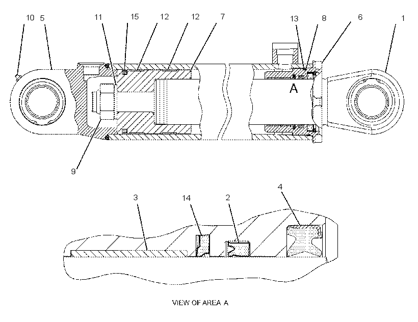 CYLINDER GP-HOIST 1437678 CAT