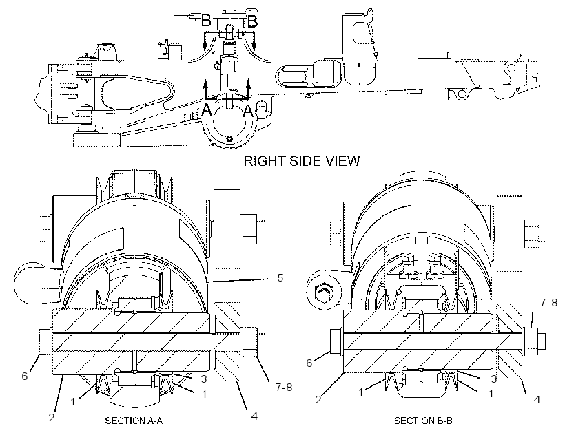 CYLINDER & MTG GP-SUSPENSION 2356657 CAT