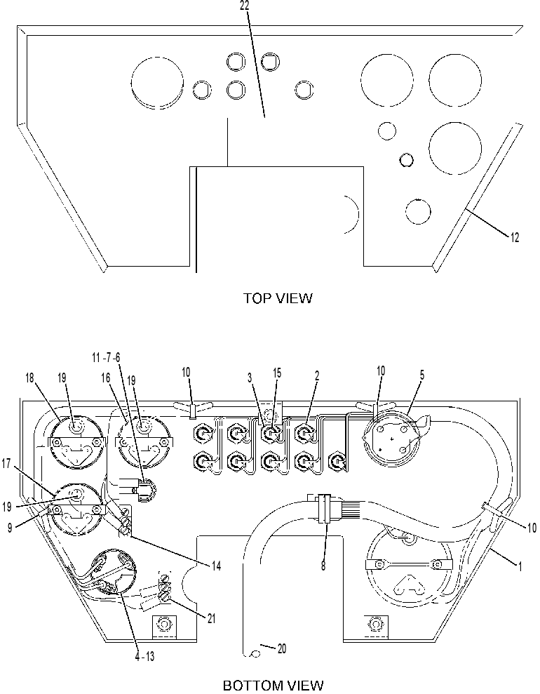 CONSOLE GP-INSTRUMENT 2433547 CAT