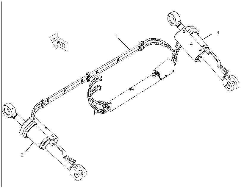 CYLINDER AR-DUAL TILT 2317575 CAT
