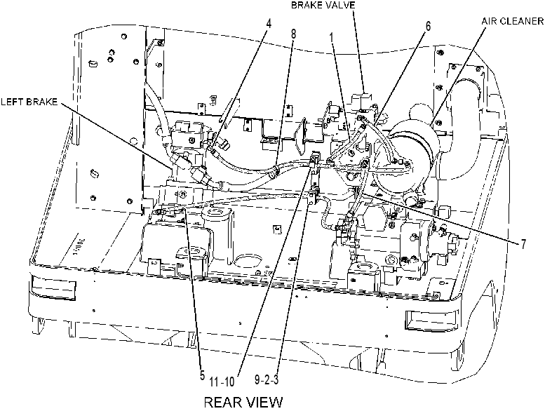 LINES GP-BRAKE & SHIFT 2474172 CAT