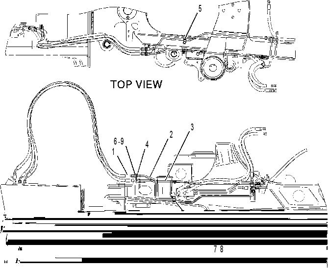 LINES GP-PARKING BRAKE 1489982 CAT