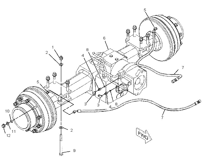 AXLE AR-REAR 2171711 CAT