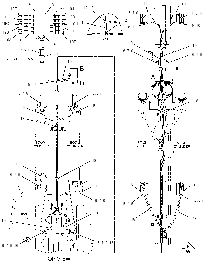 Трубопроводы смазки 1425981 CAT