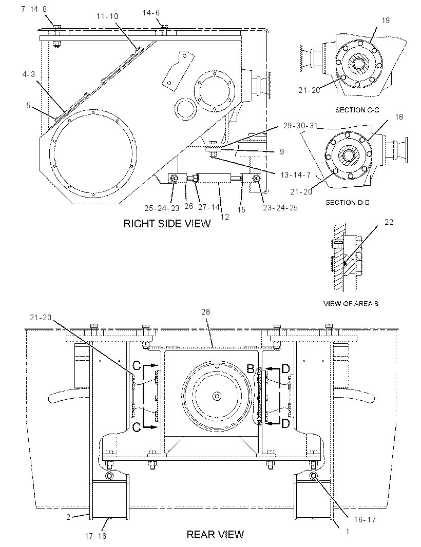 REDUCER GP-CASE & DIFFERENTIAL 2451237 CAT