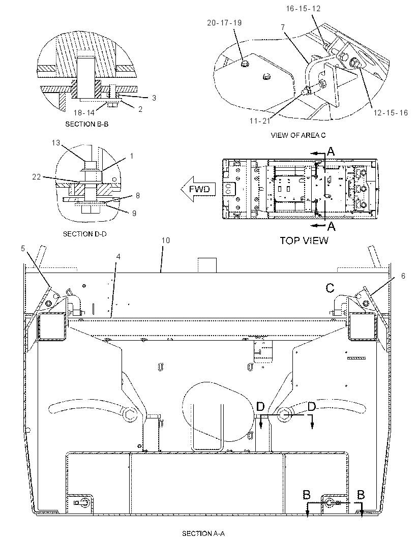 FRAME GP-MAIN 2392345 CAT