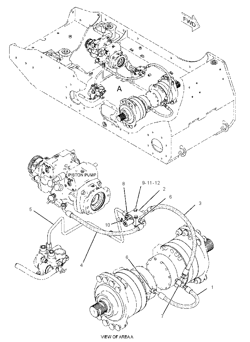 MANIFOLD & LINES GP-CONTROL 2185635 CAT