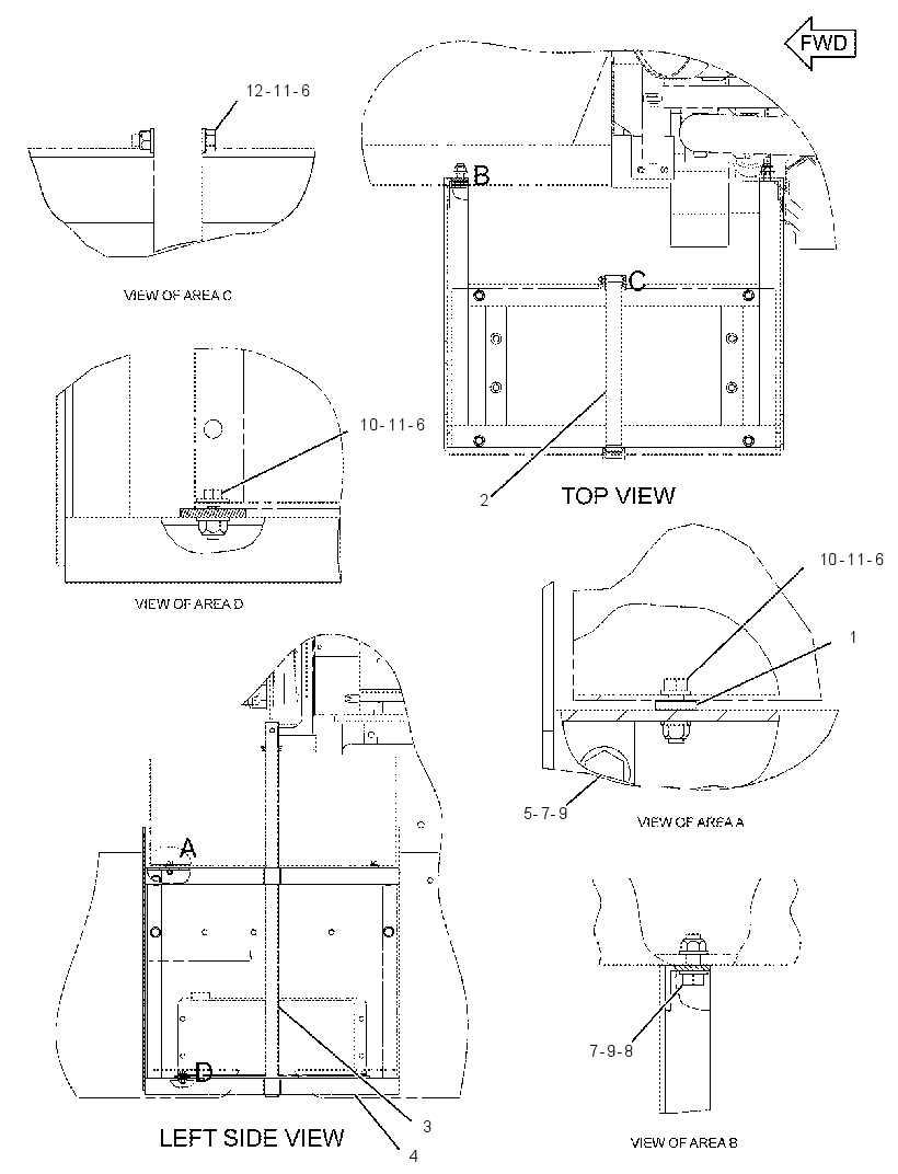 MOUNTING GP-HEATER 2145918 CAT