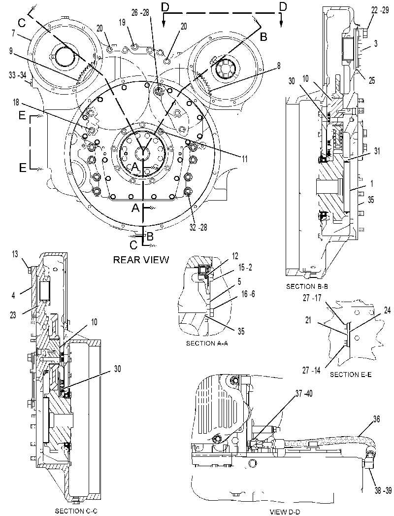 DRIVE GP-POWER TAKE-OFF 2190626 CAT