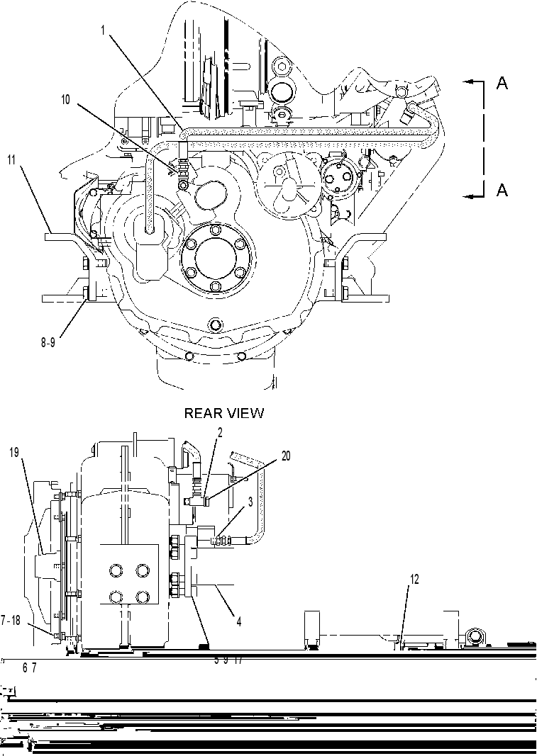 MOUNTING GP-MARINE XMSN 2386835 CAT
