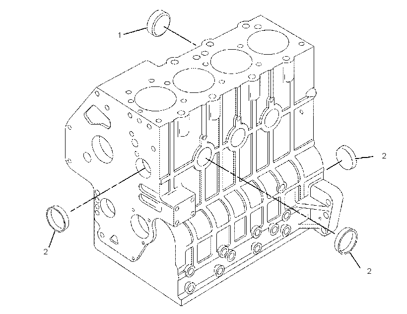 CYLINDER BLOCK GP-LONG 2400298 CAT